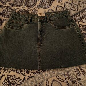 Denim Mini Skirt